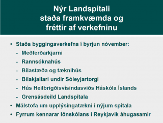 Framkvmdafrttir af Nja Landsptalananum (NLSH) 2024