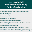 Framkvmdafrttir af Nja Landsptalananum (NLSH) 2024